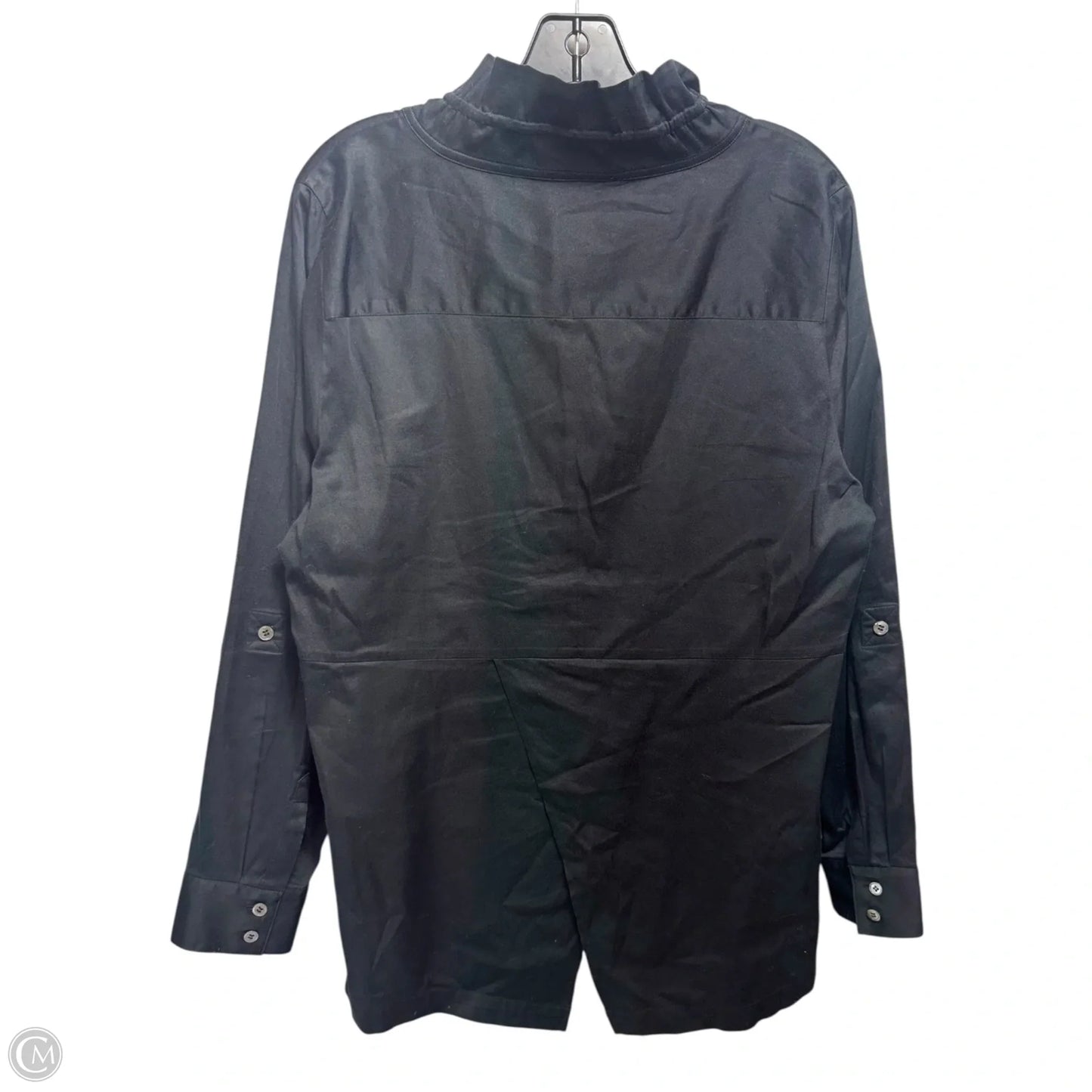 Top Long Sleeve By Soft Surroundings In Black, Size: L