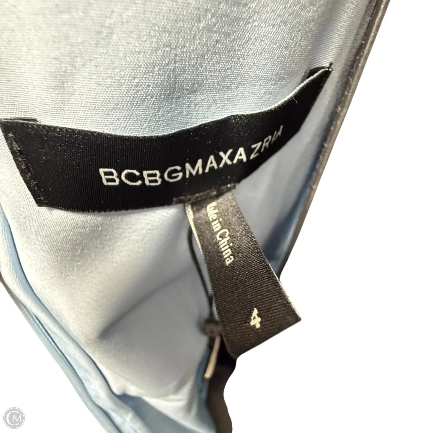 Stretch Lace & Tulle Cocktail Dress By Bcbgmaxazria In Blue, Size: 4