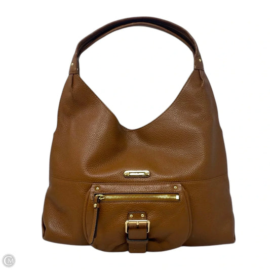 Fulton Leather Hobo Designer By Michael Kors, Size: Medium