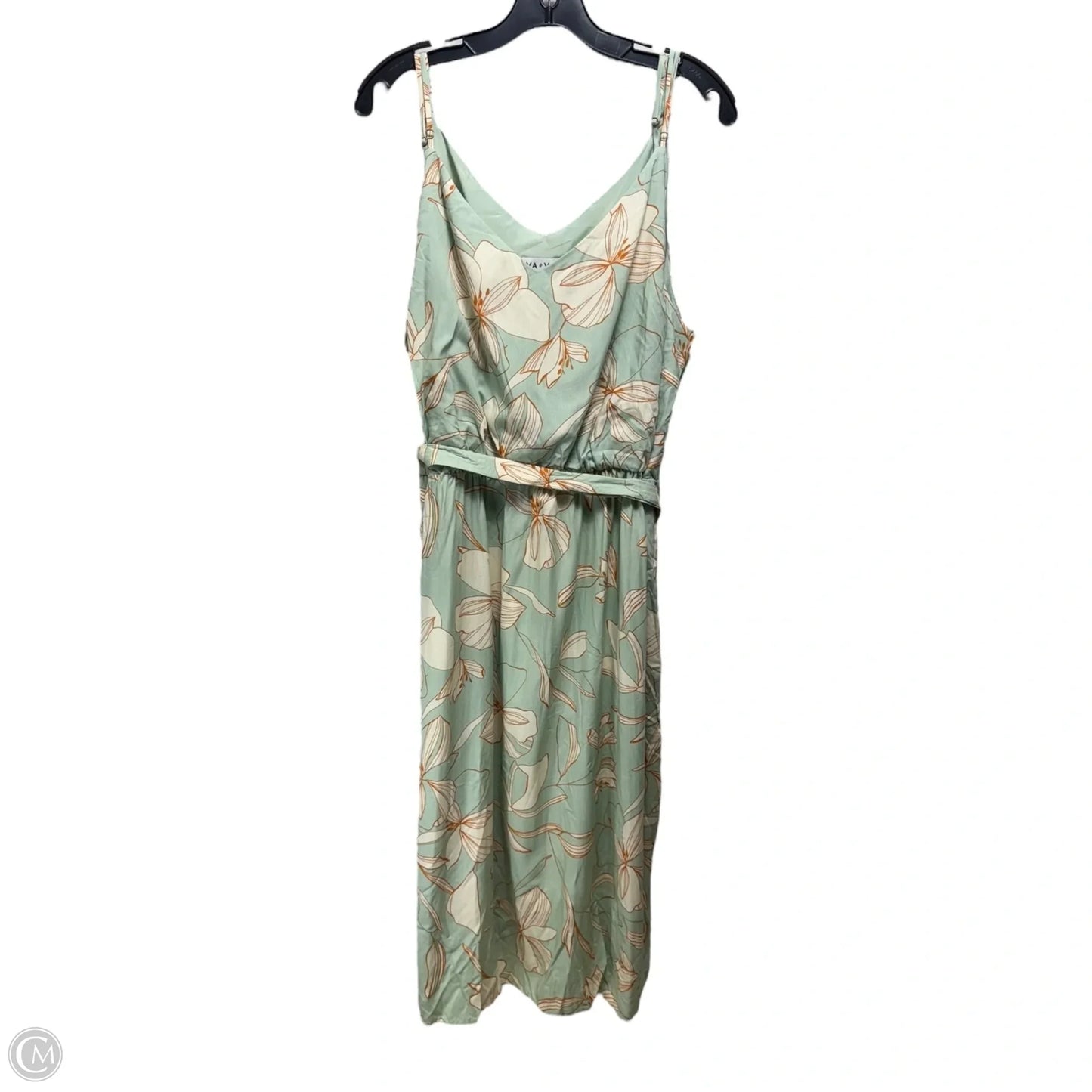 Dress Casual Midi By Ava & Viv In Floral Print, Size: 2x