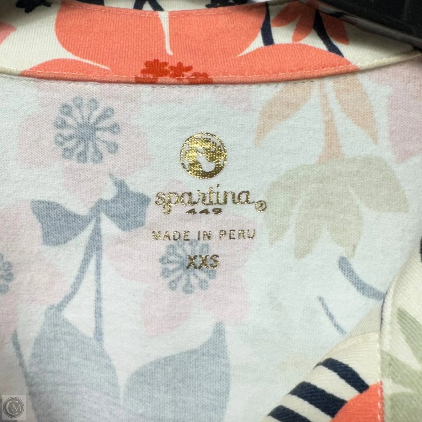 Joelle Polo Dress By Spartina In Marsh Hens Marsh Hens Wildflower Multi, Size: XXS