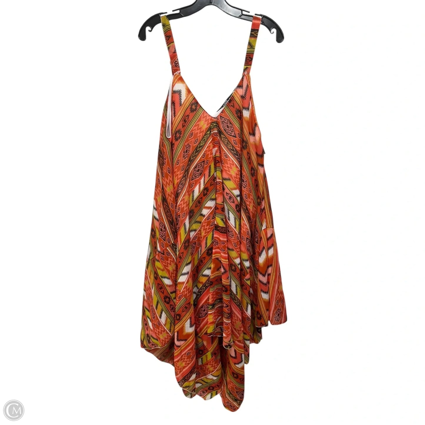 Dress Casual Midi By Mlle Gabrielle In Multi-colored, Size: 2x