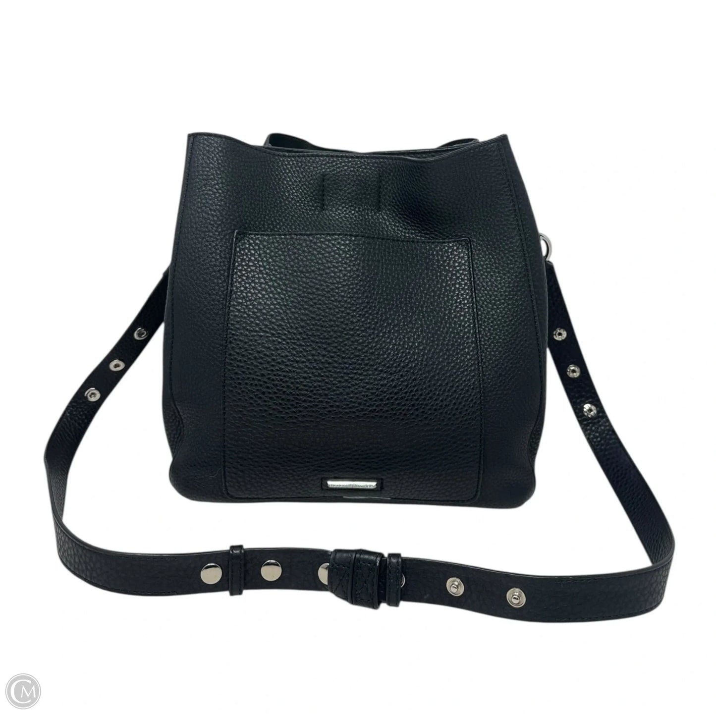 Darren Pebbled Leather Studded Crossbody Handbag Designer By Rebecca Minkoff, Size: Medium