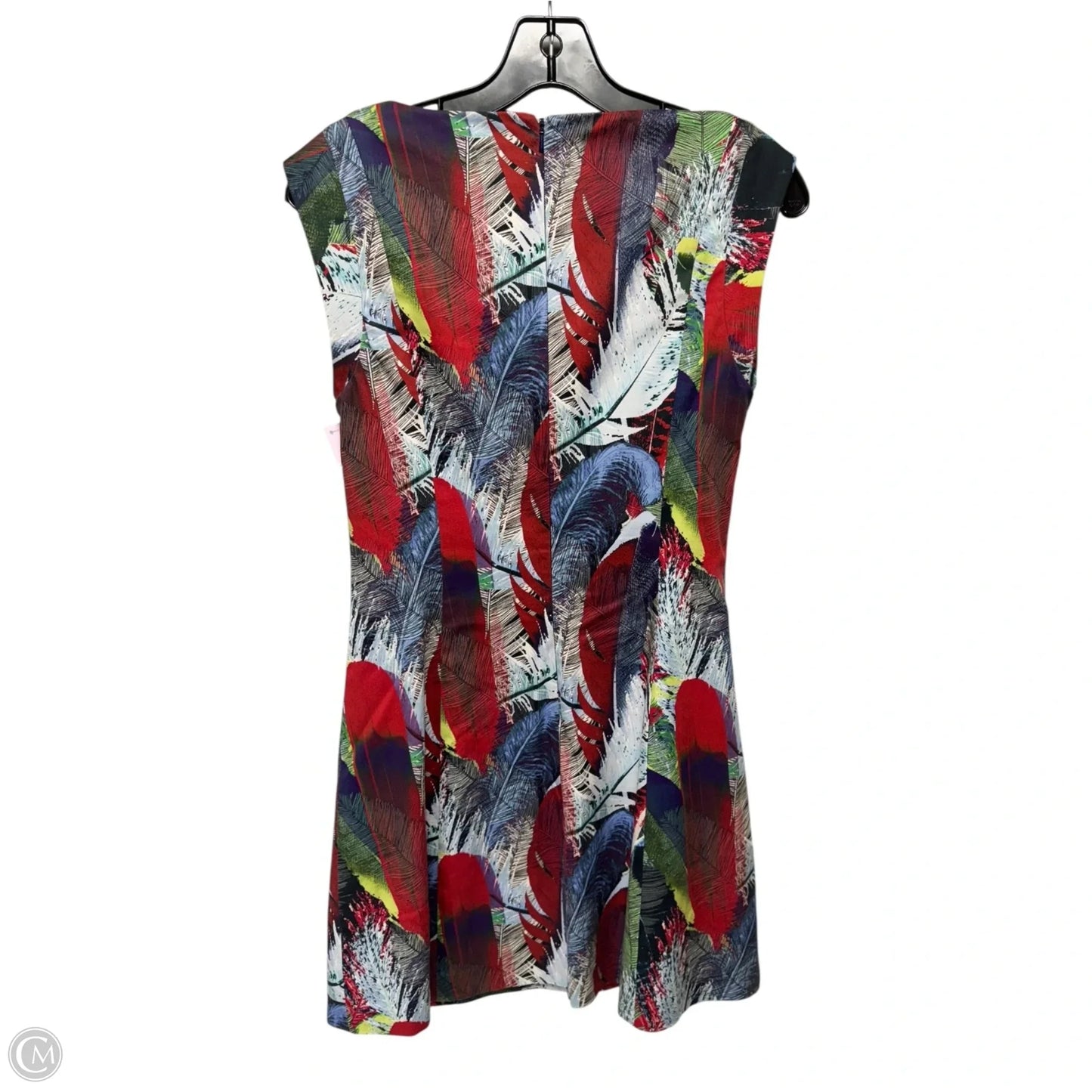 Ottoline Printed Overlay Dress By Reiss In Multi-colored, Size: 6