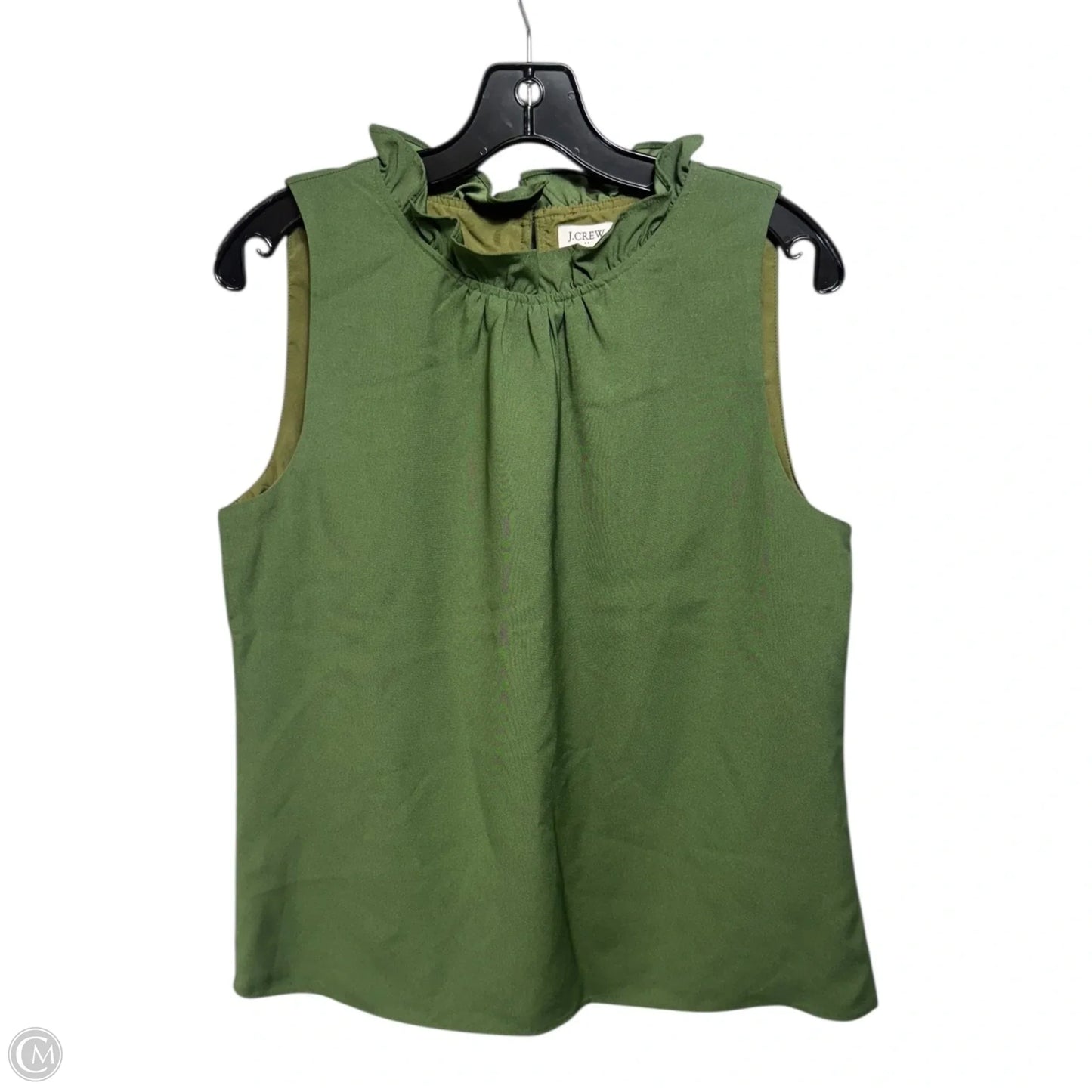 Top Sleeveless By J. Crew In Green, Size: S