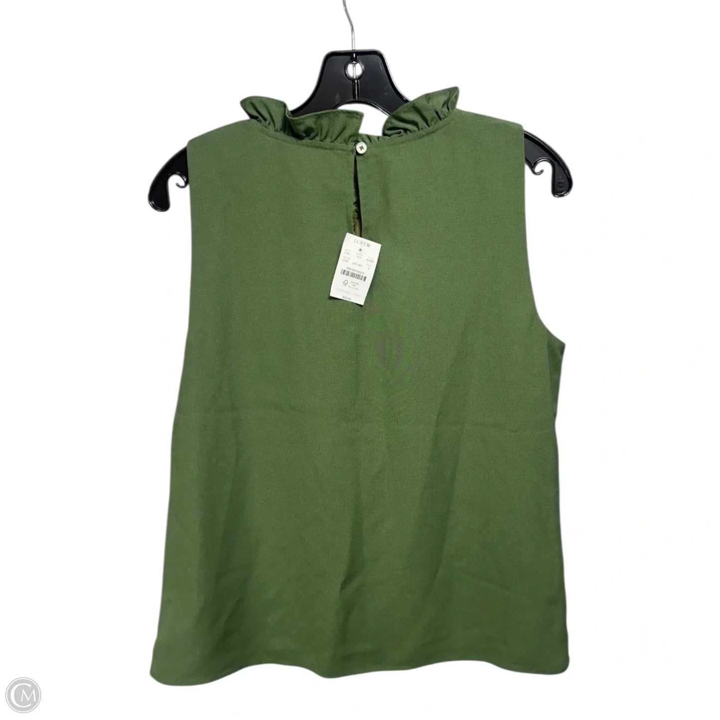 Top Sleeveless By J. Crew In Green, Size: S