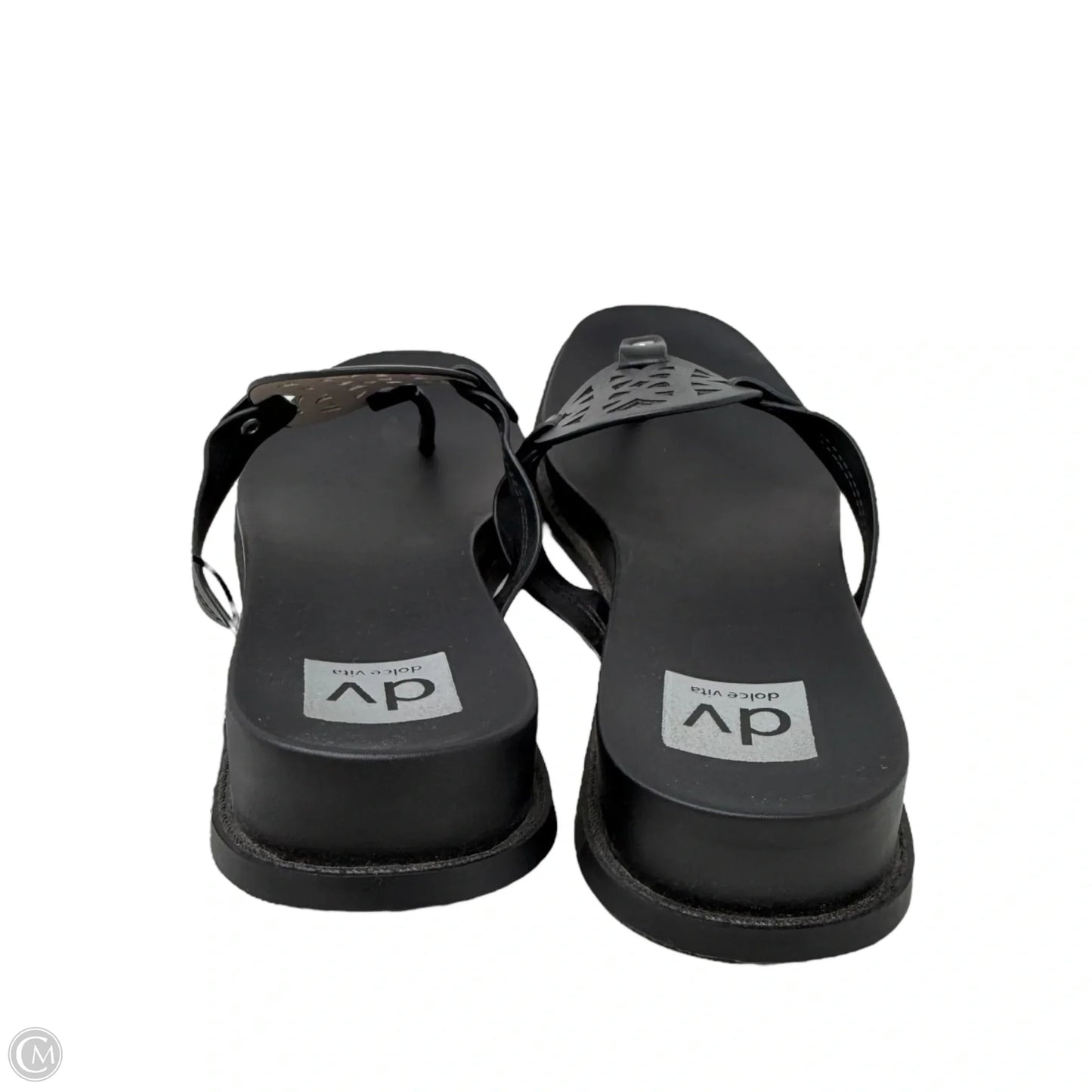 Sandals Flip Flops By Dolce Vita In Black, Size: 8.5