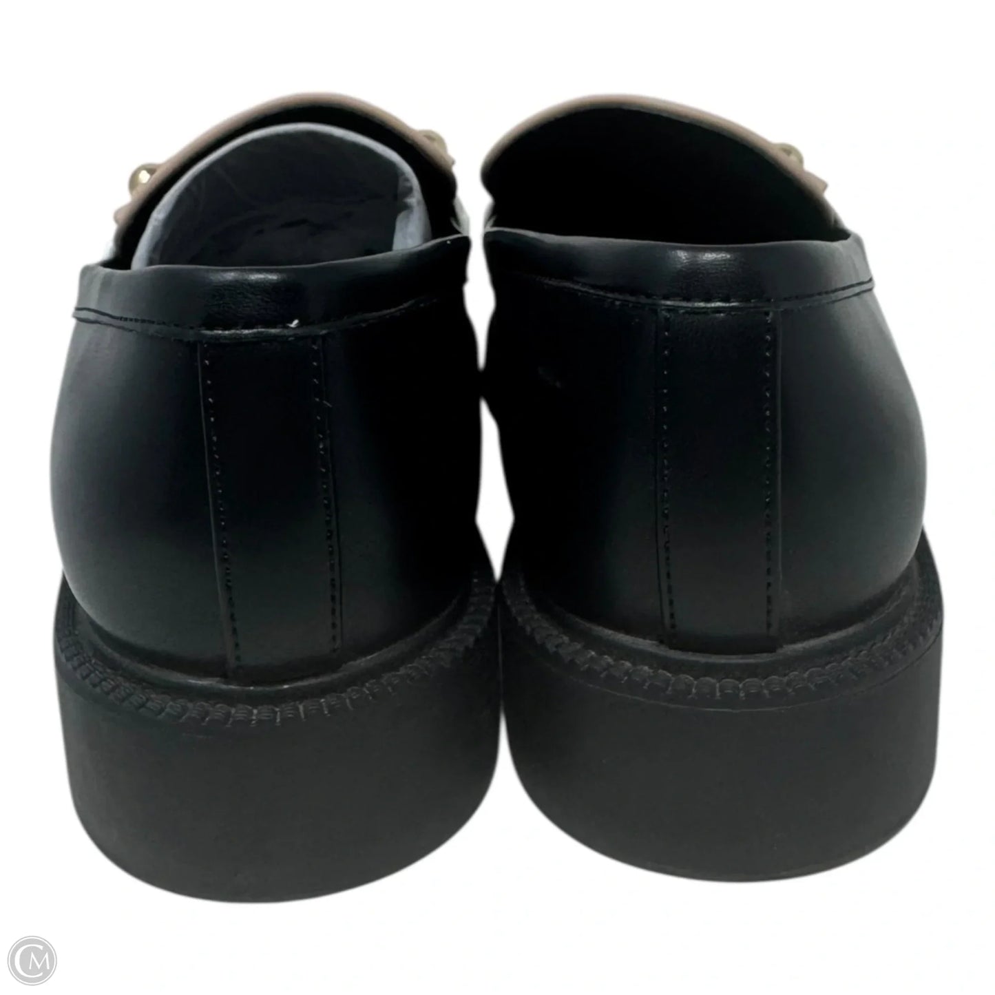 Calisto Kiltie Loafer Shoes Flats By Marc Fisher In Black & Tan, Size: 8.5