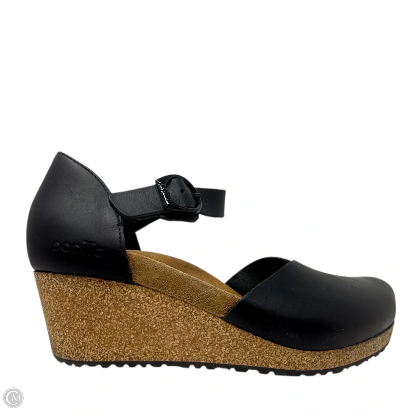 Mary Closed Toe Wedge By Papillio In Black, Size: 7