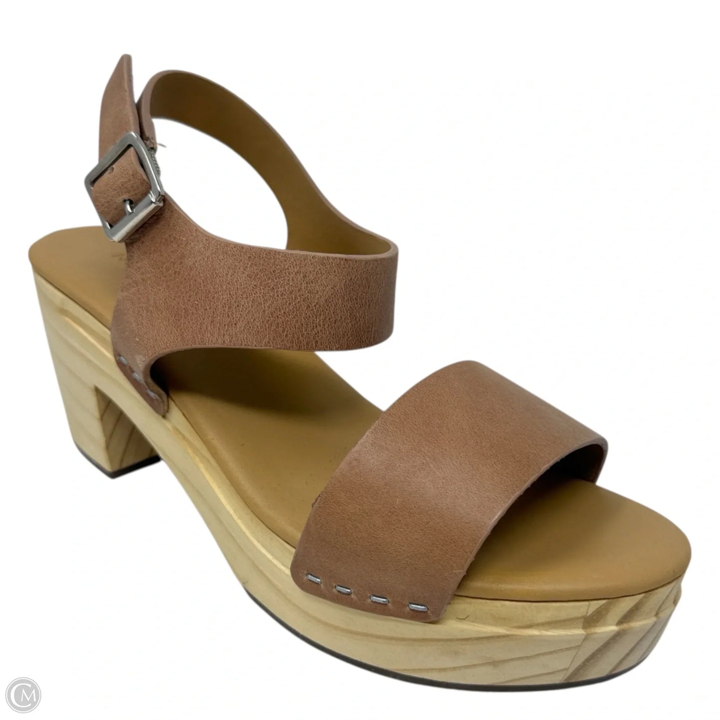 All-day Open Toe Clog By Nisolo In Tan, Size: 7