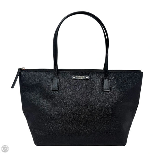 Haven Lane Glitter Tote Designer By Kate Spade In Black, Size: Small