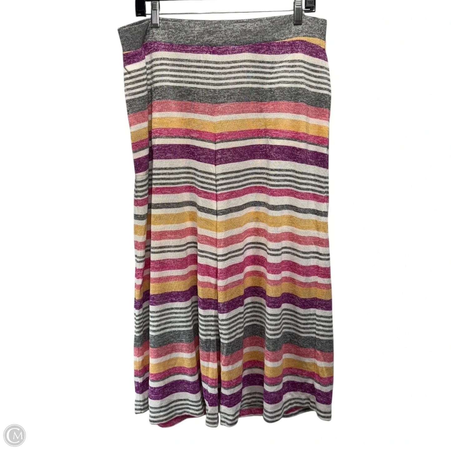 Lounge Set Pants By Kensie In Striped Pattern, Size: 1x