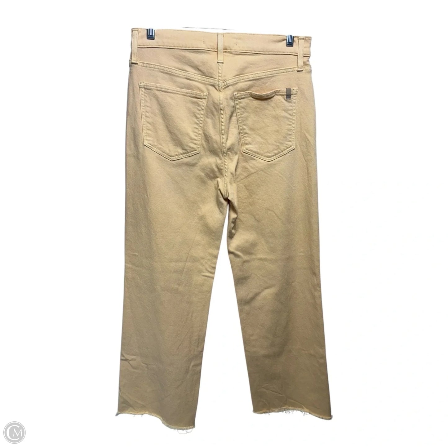 Jeans Cropped By Joes Jeans In Yellow, Size: 8