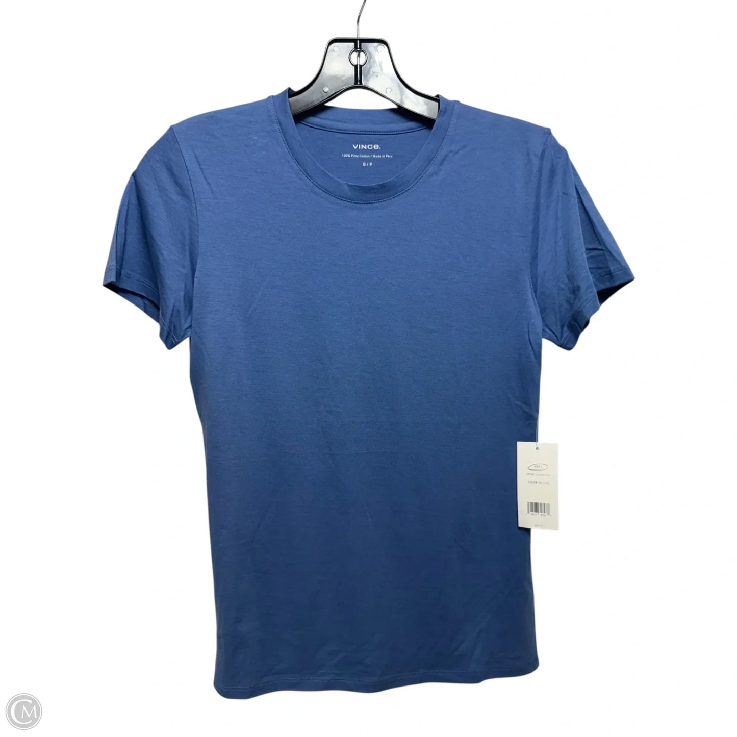 Top Short Sleeve By Vince In Blue, Size: S