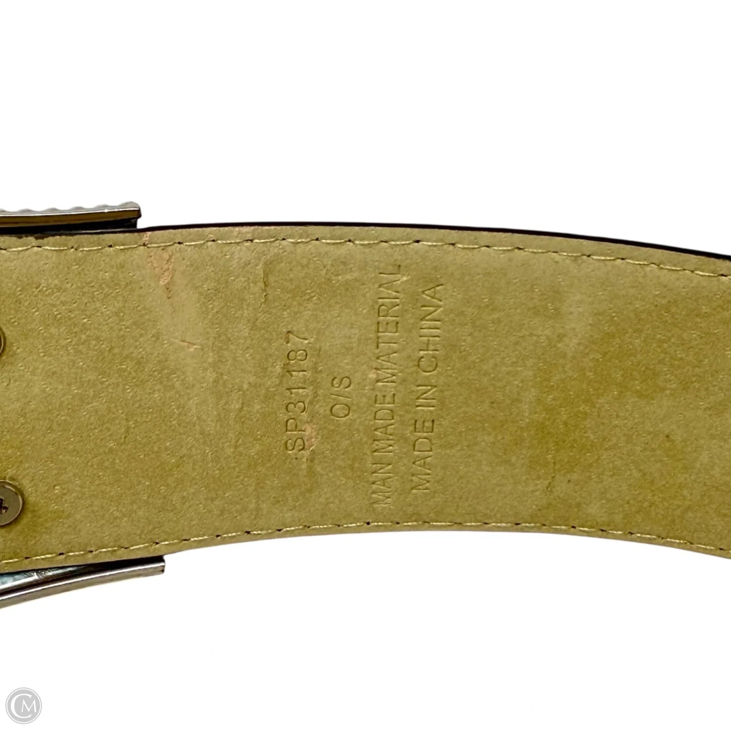 Wide Adjustable Faux Leather Belt