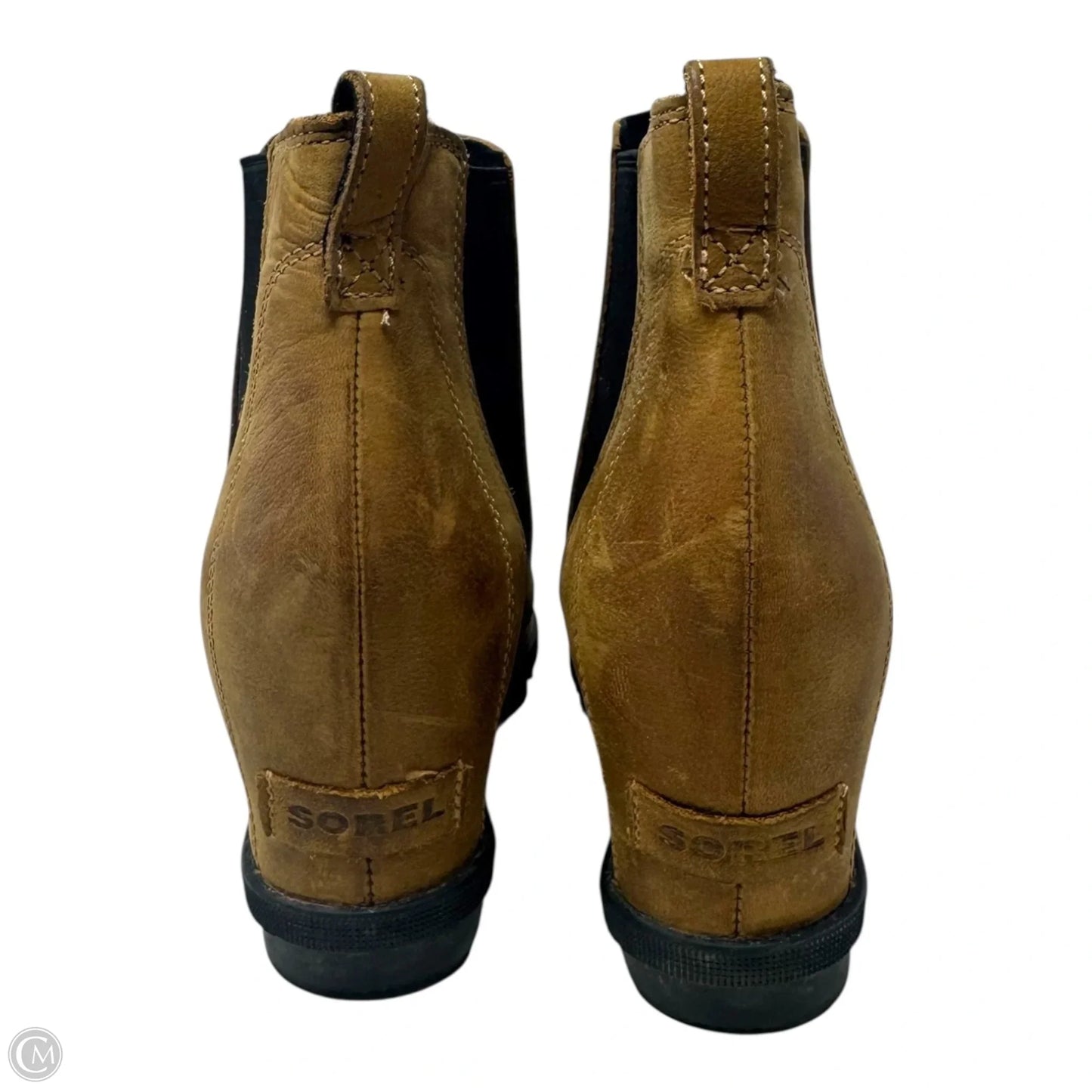 Joan Of Arctic Wedge Boots By Sorel In Tan, Size: 10