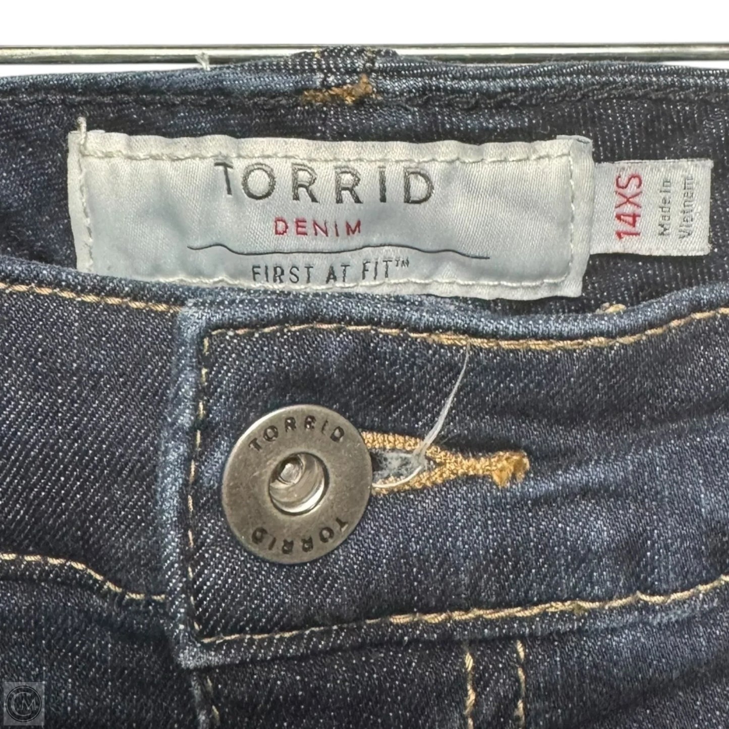 Jeans Boot Cut By Torrid In Blue Denim, Size: 14 xs