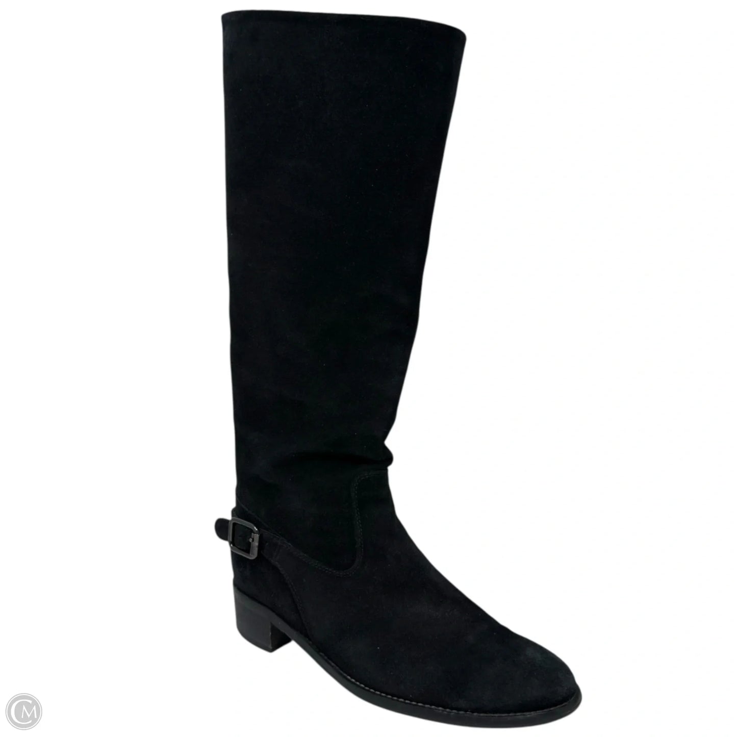 Olga Riding Boots By Aquatalia In Black, Size: 7.5