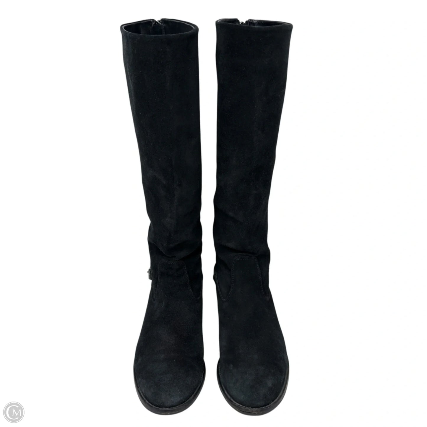 Olga Riding Boots By Aquatalia In Black, Size: 7.5