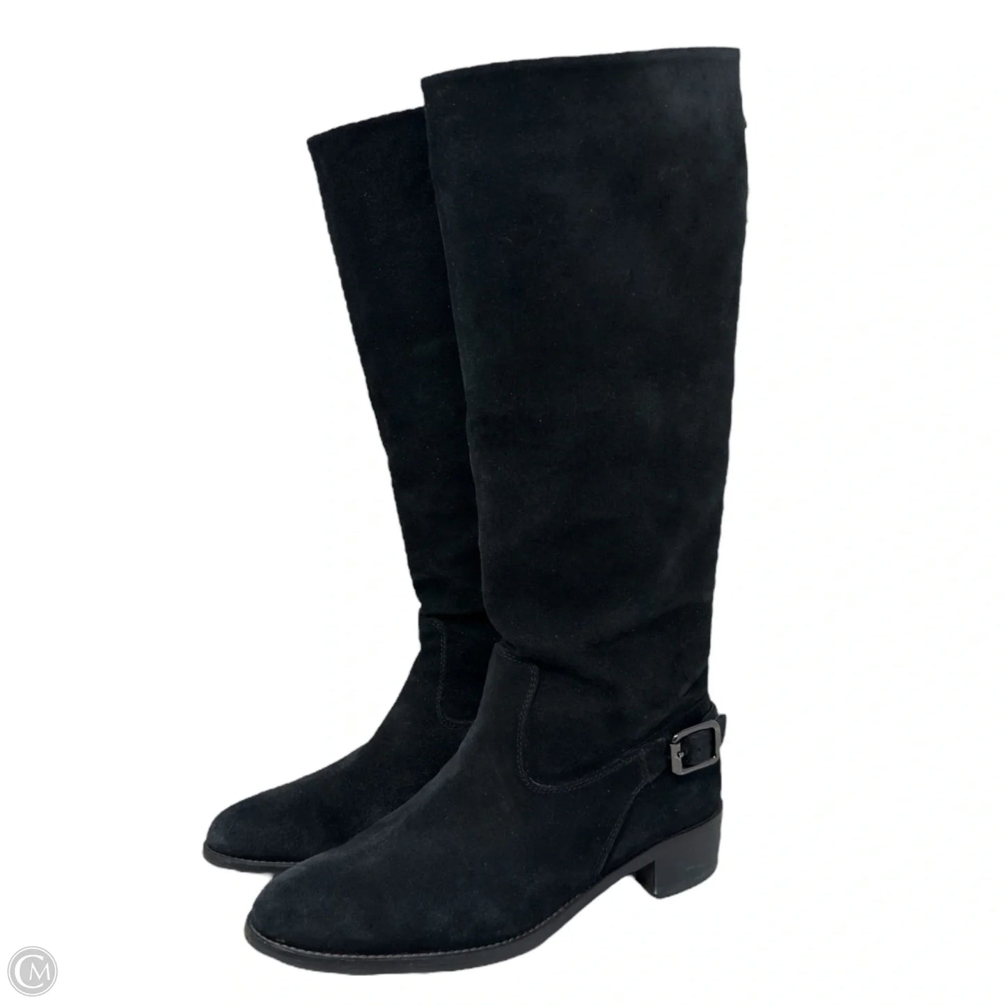 Olga Riding Boots By Aquatalia In Black, Size: 7.5