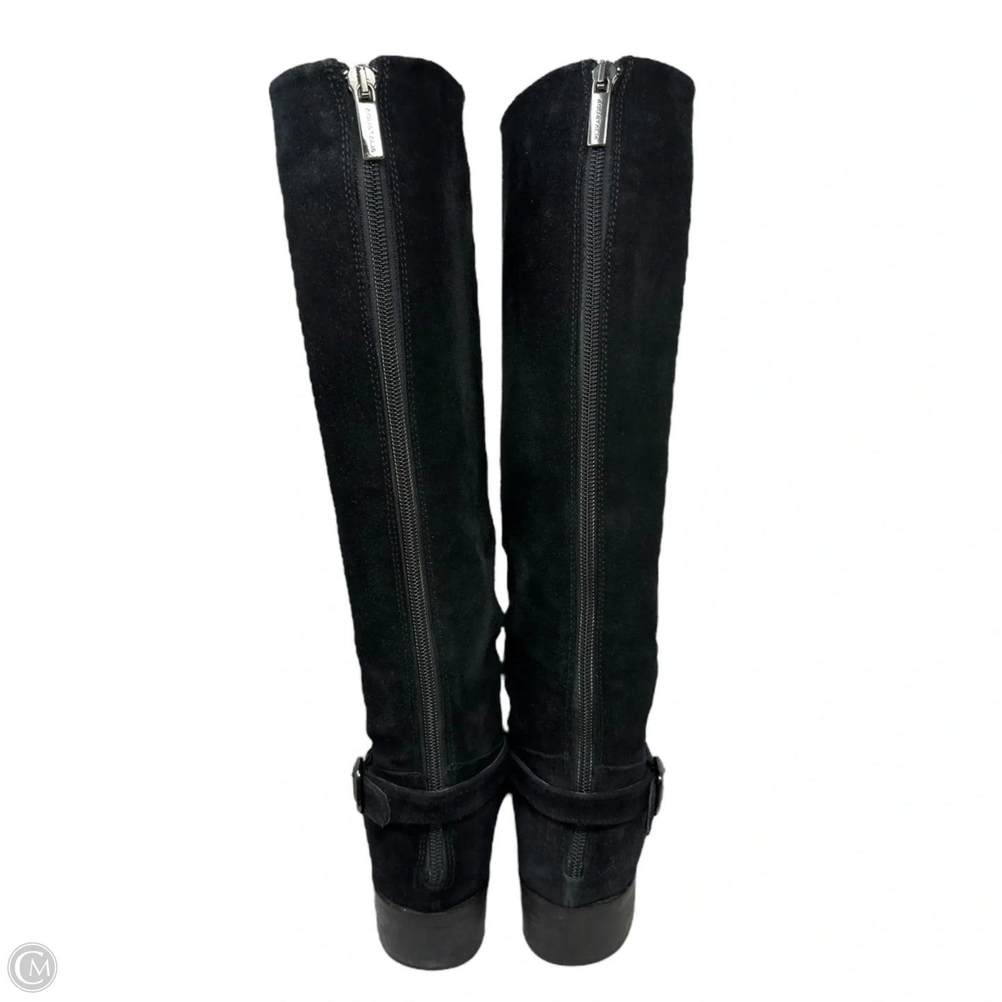 Olga Riding Boots By Aquatalia In Black, Size: 7.5