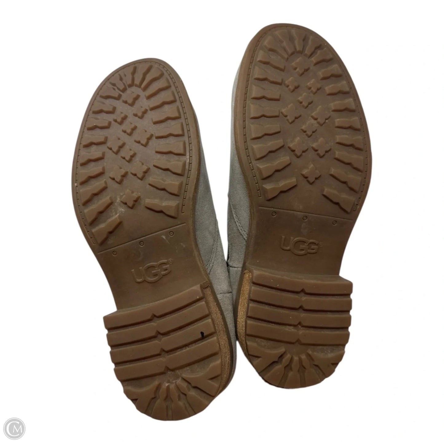 Boots Designer By Ugg In Grey, Size: 5.5
