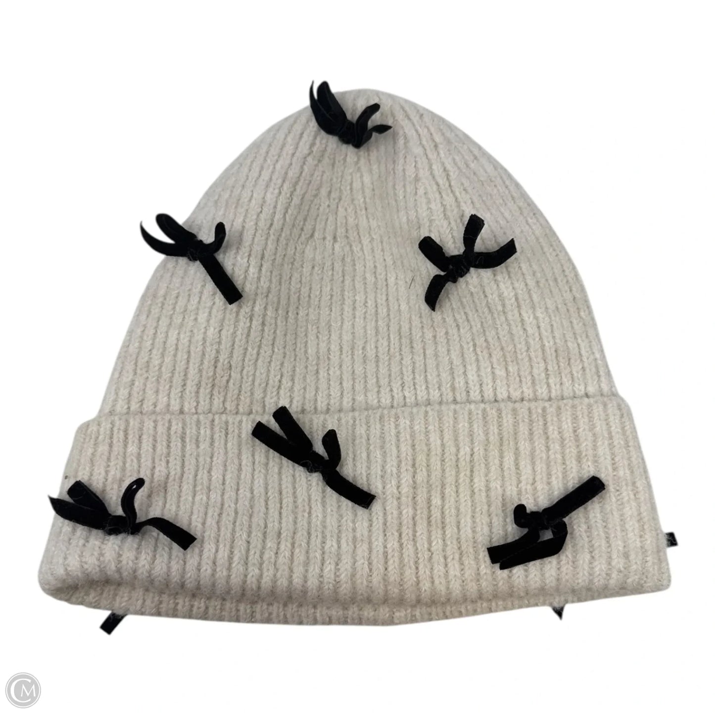 Velveteen Bow Hat Beanie By Anthropologie
