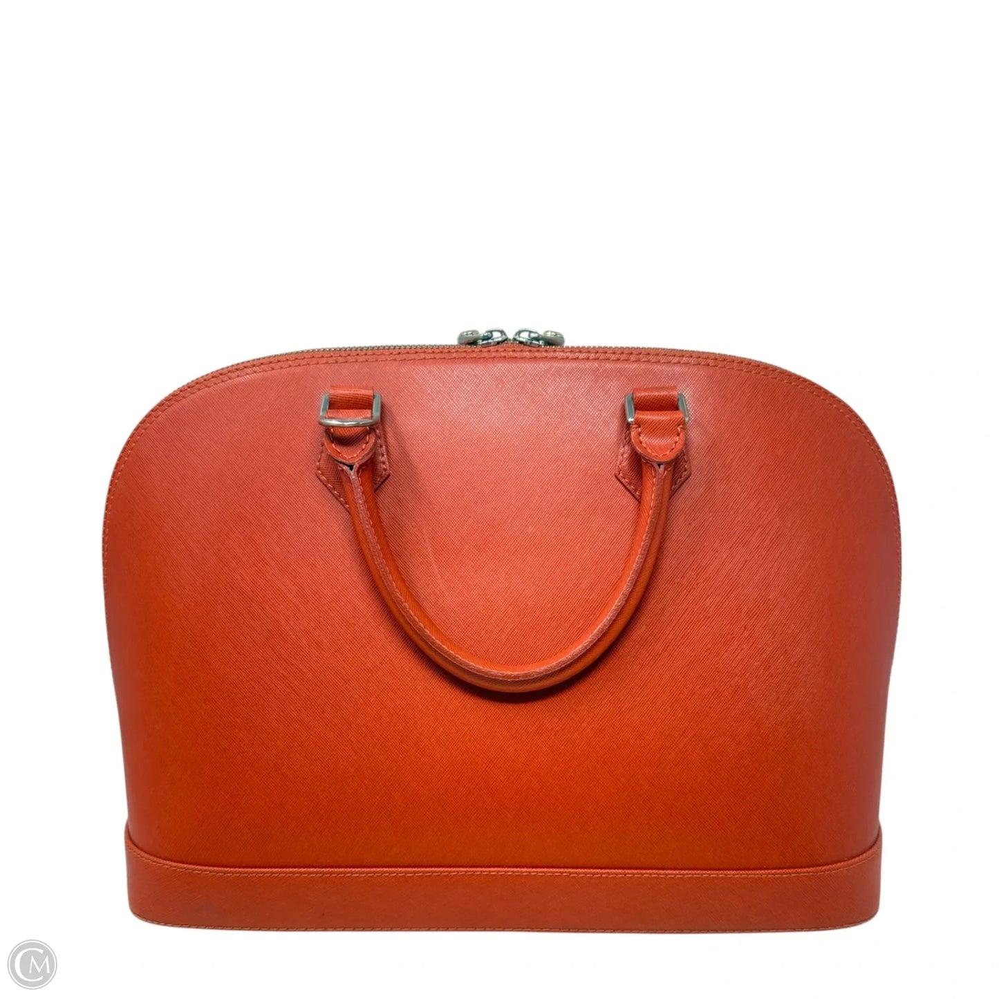 Domed Italian Leather Satchel By Pulicati, Size: Medium