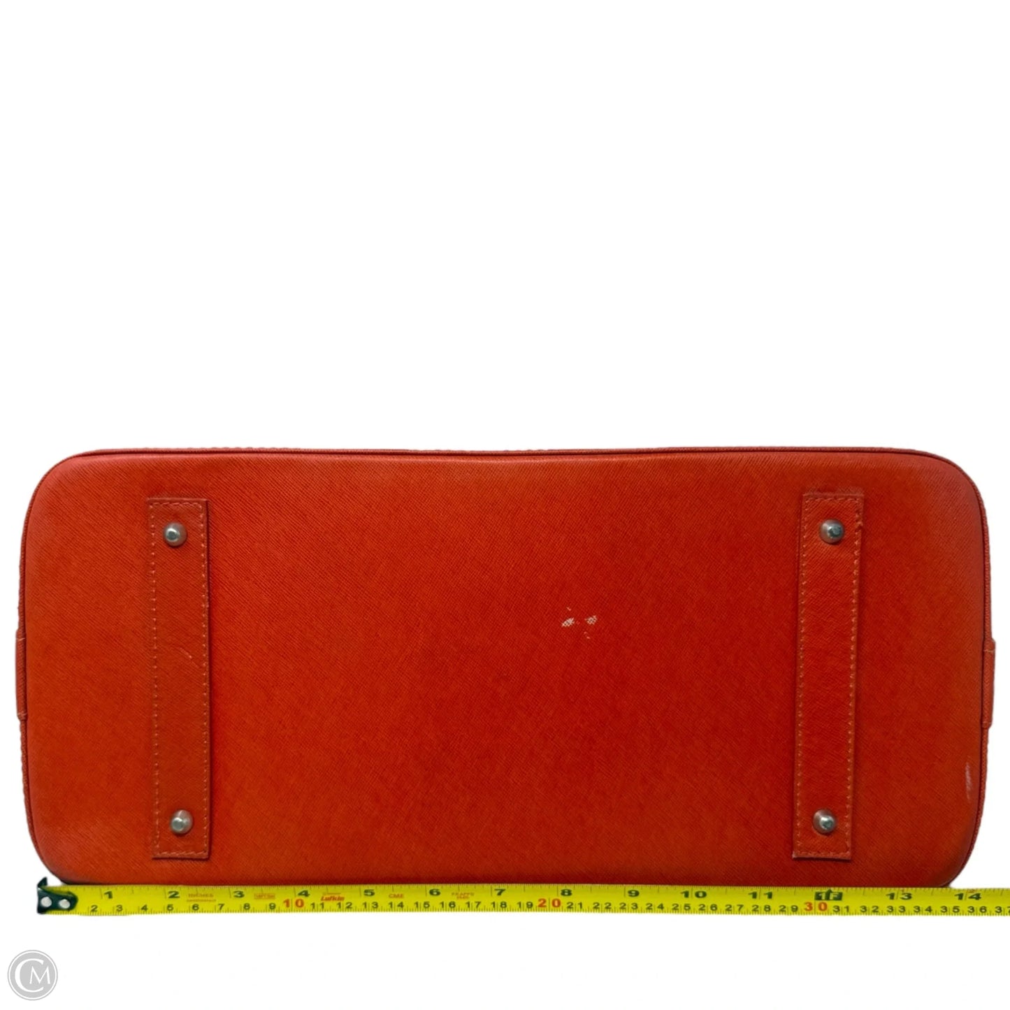 Domed Italian Leather Satchel By Pulicati, Size: Medium