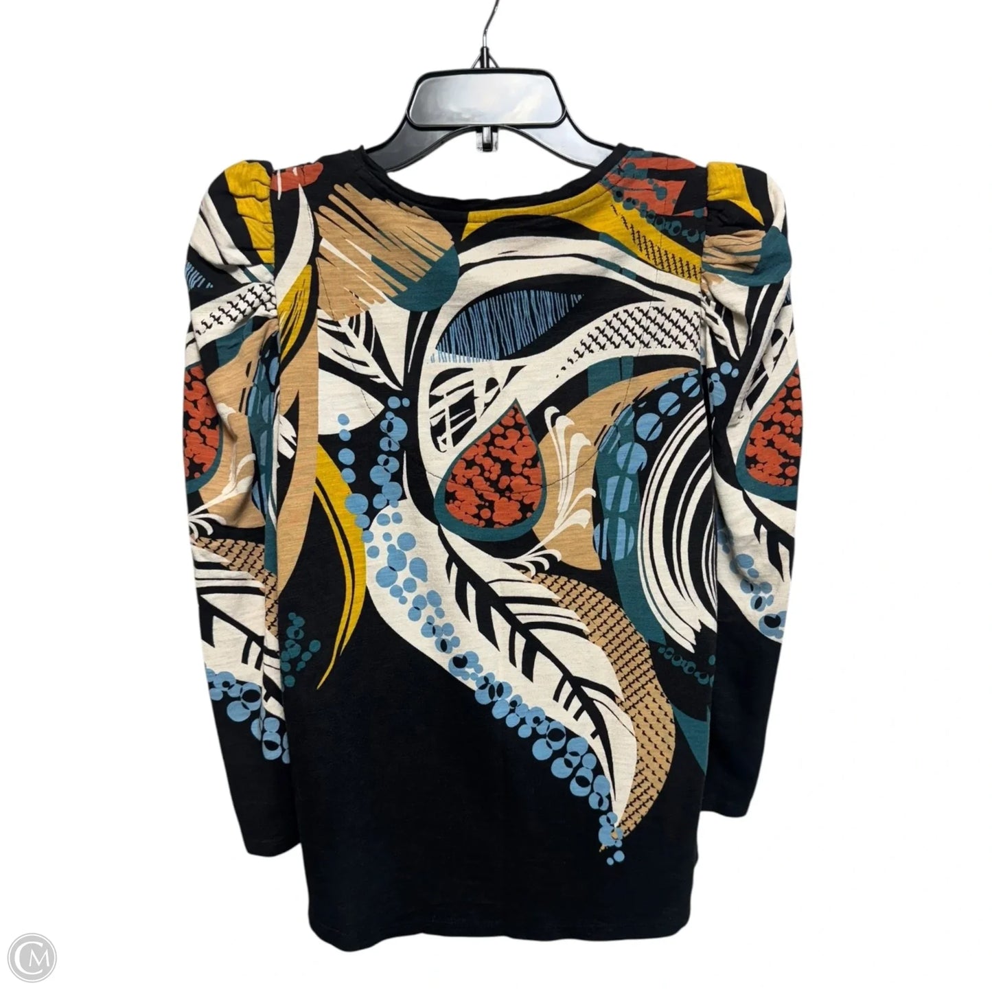 Top Long Sleeve By Chicos In Multi-colored, Size: M