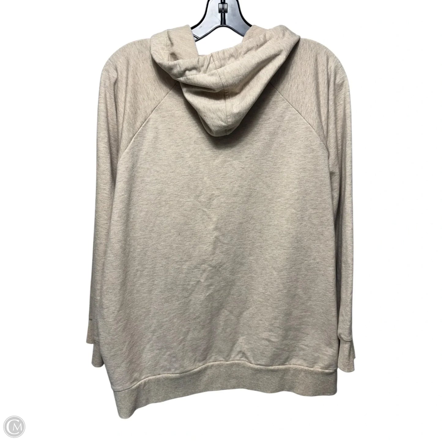 Sweatshirt Hoodie By Michael By Michael Kors In Cream, Size: 2x