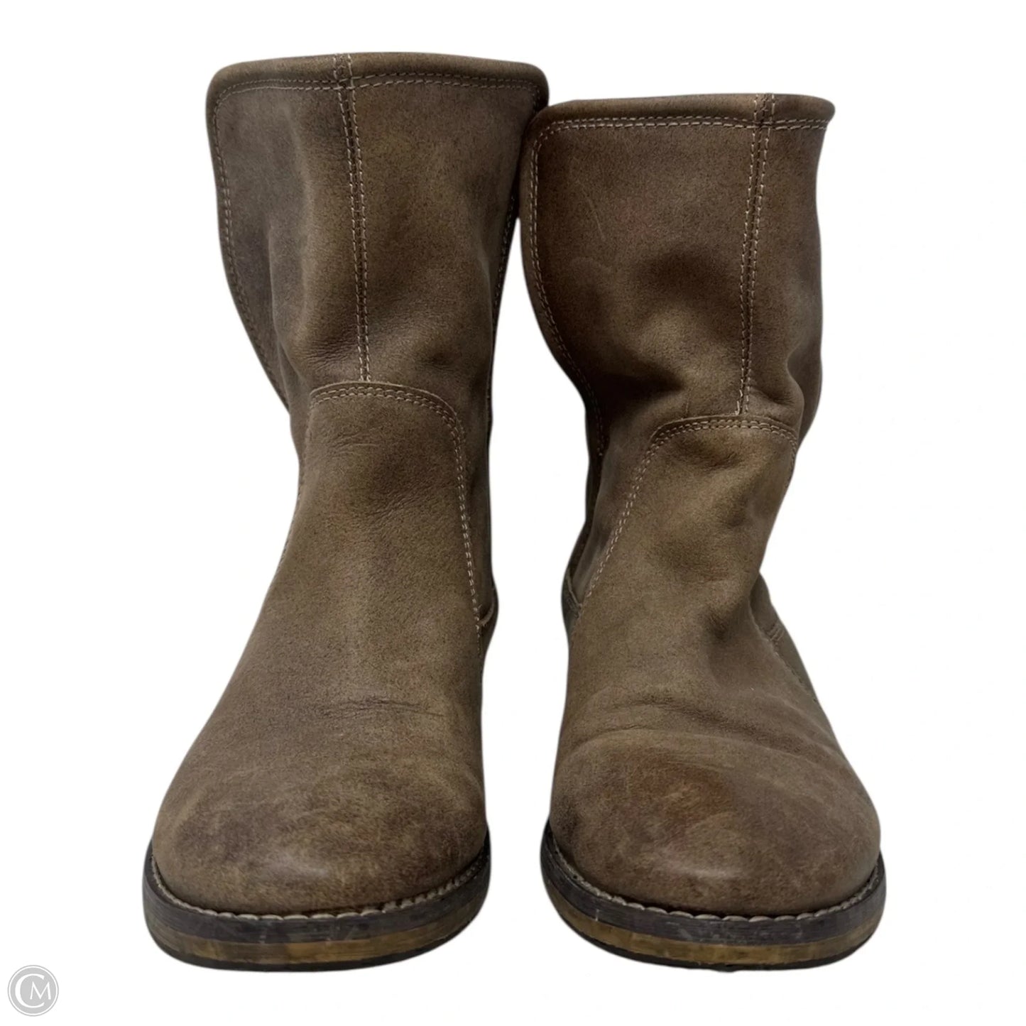 Boots Ankle Flats By Michael Shannon In Tan, Size: 8