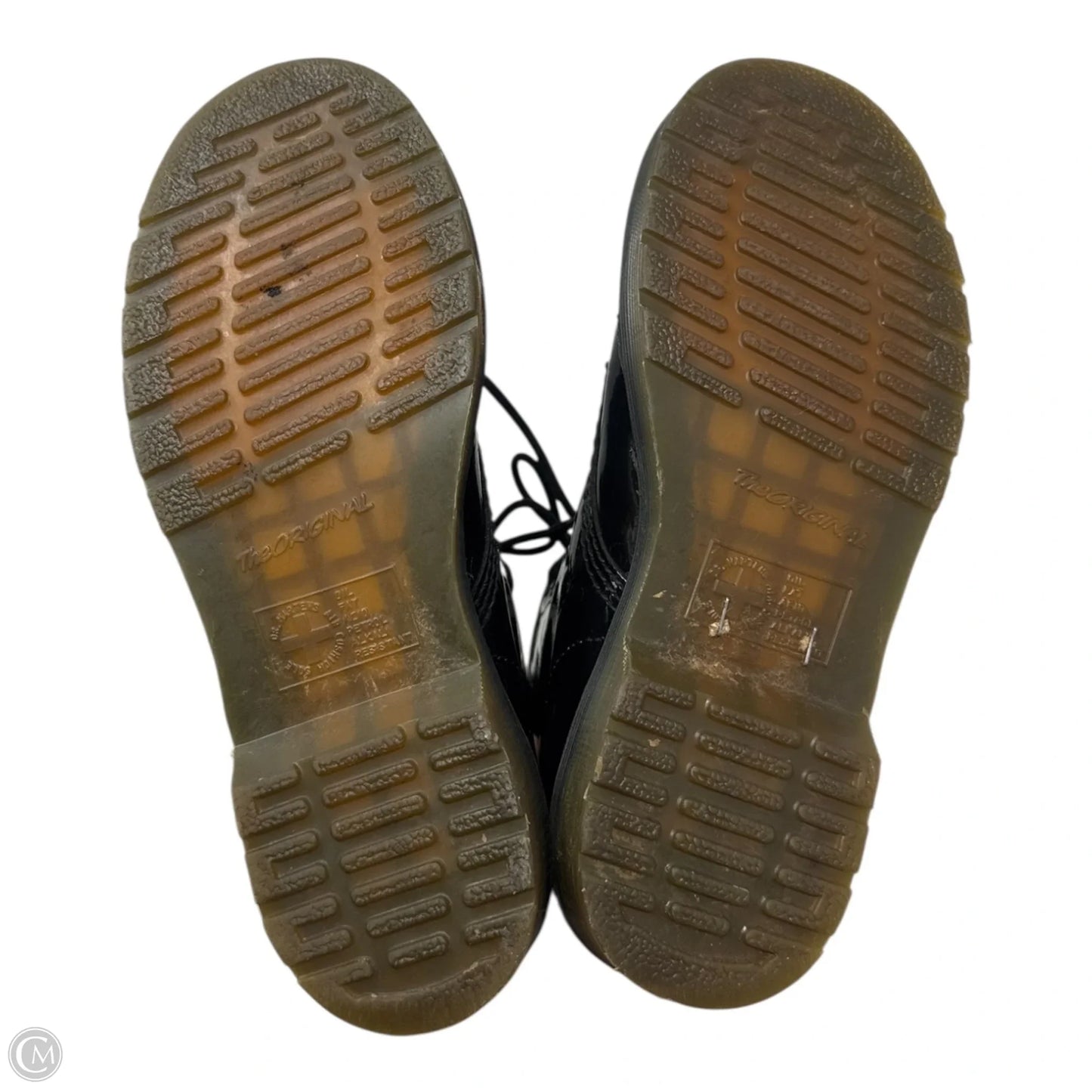 1460 Shiny Boots Combat By Dr Martens In Black, Size: 7