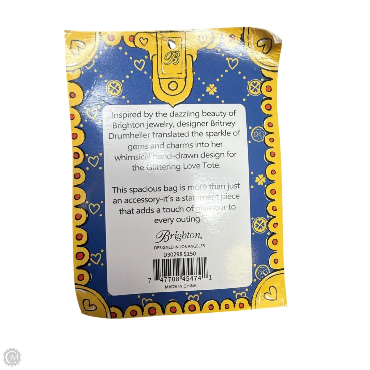 Glittering Love Tote By Brighton, Size: Medium