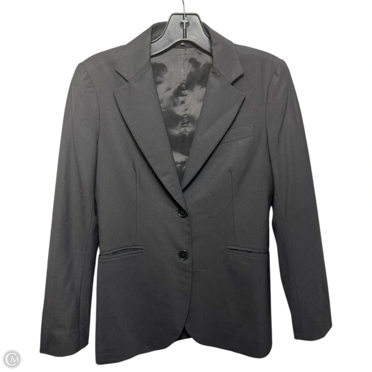 Wool Blazer By Theory In Black, Size: 2