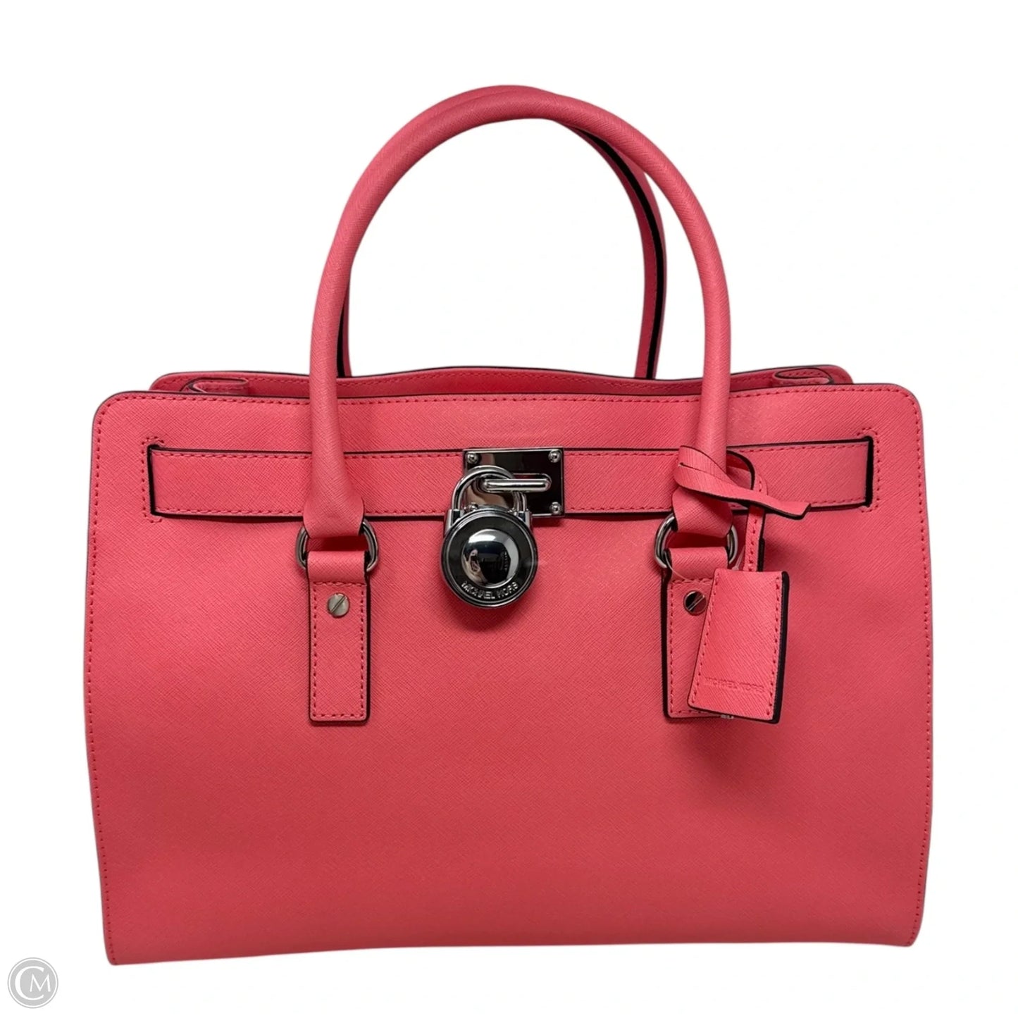 Hamilton Satchel Handbag Leather By Michael By Michael Kors, Size: Large