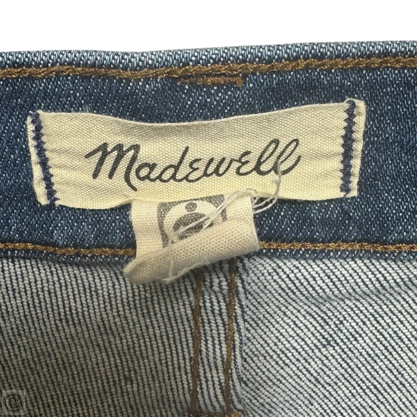 10” High Rise Skinny By Madewell In Blue Denim, Size: 12