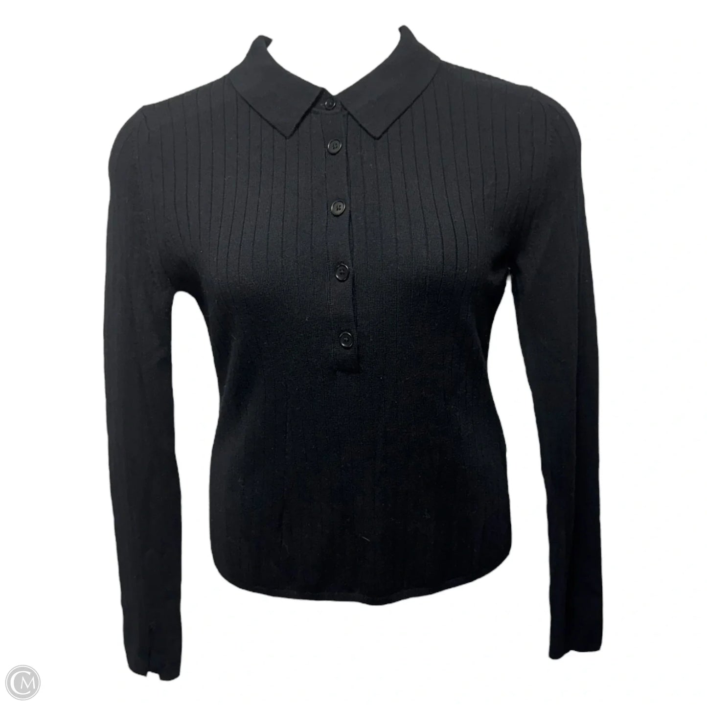 Merino Wool Sweater By Banana Republic In Black, Size: M