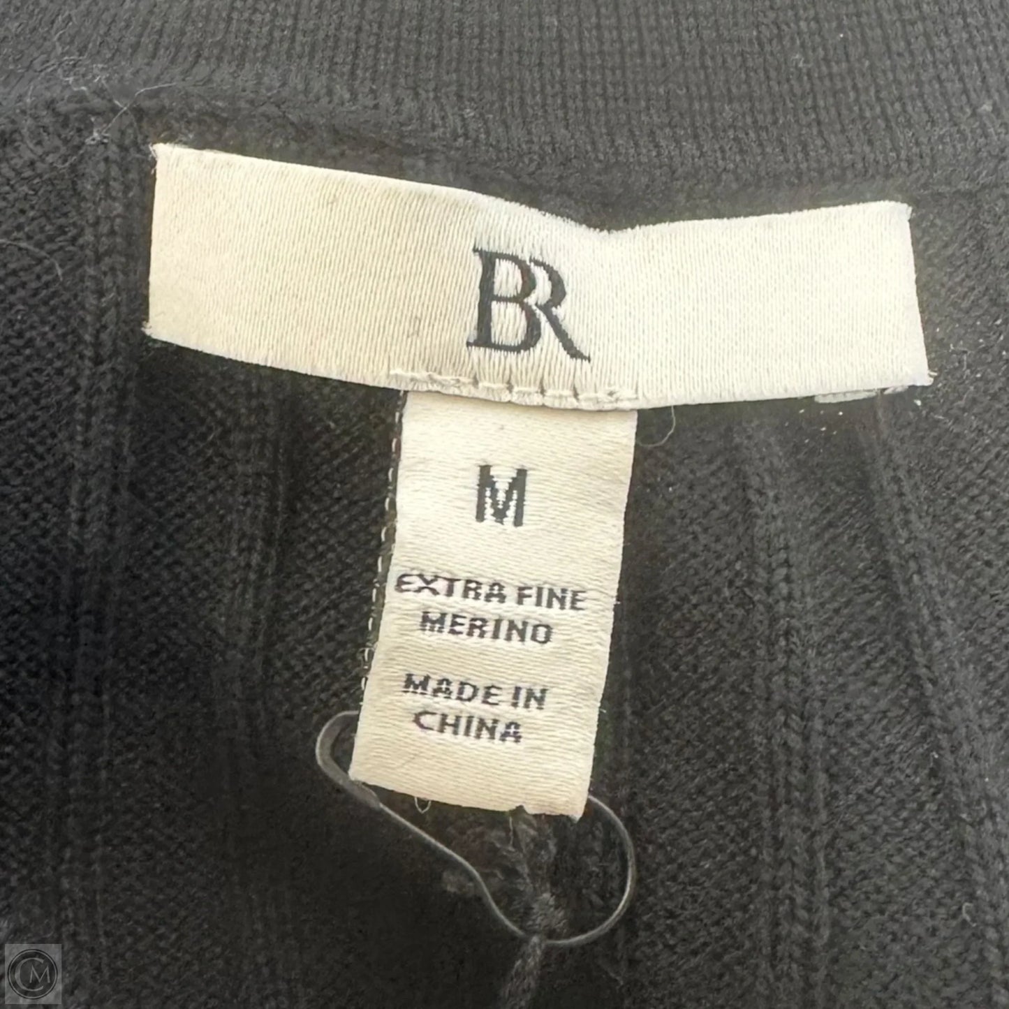 Merino Wool Sweater By Banana Republic In Black, Size: M