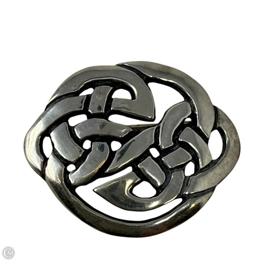 Sterling Silver Celtic Knot Brooch Stamped BB