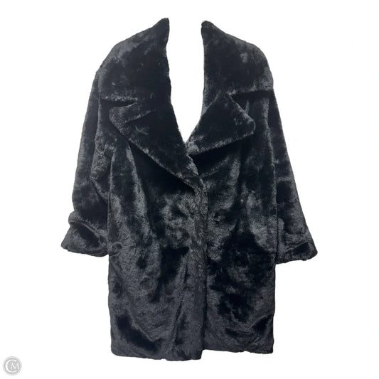 Emery Fur Jacket Faux Fur & Sherpa By Steve Madden In Black, Size: Xs