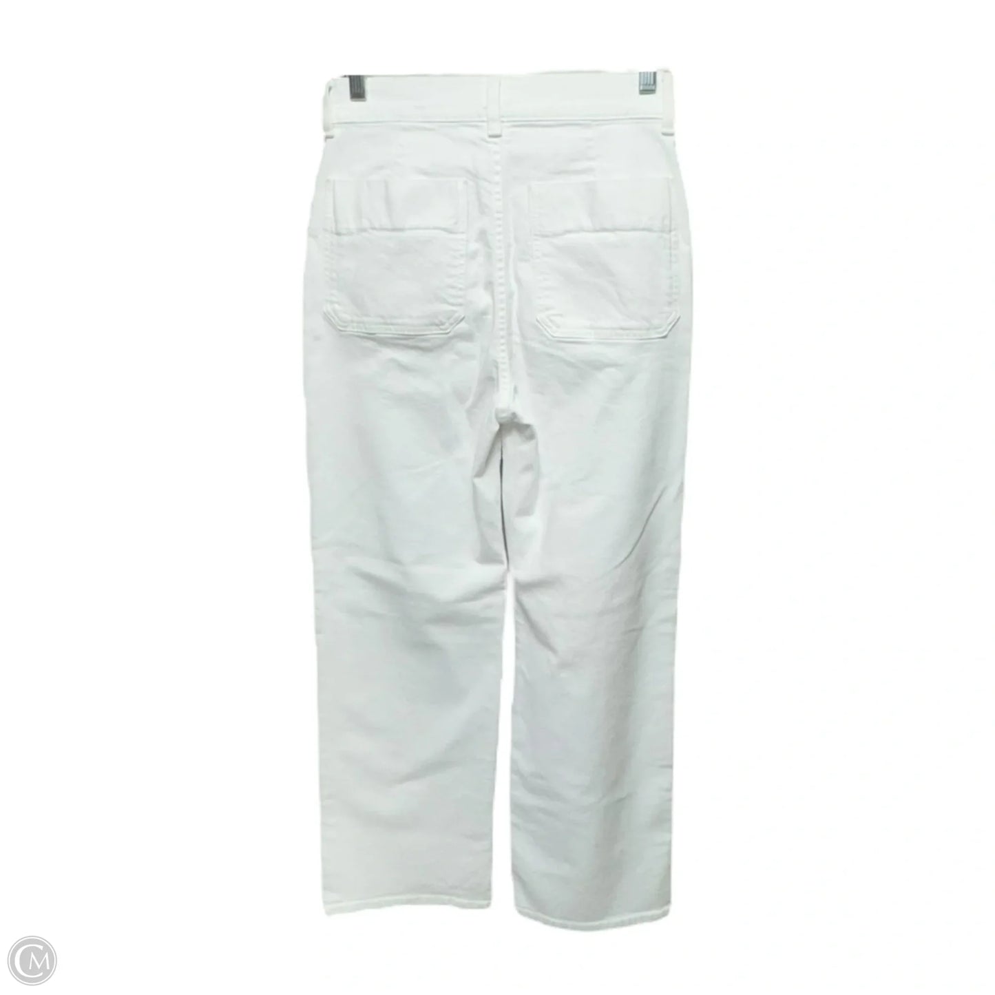 Slim Wide Leg Jean By J. Crew In White, Size: 0/25