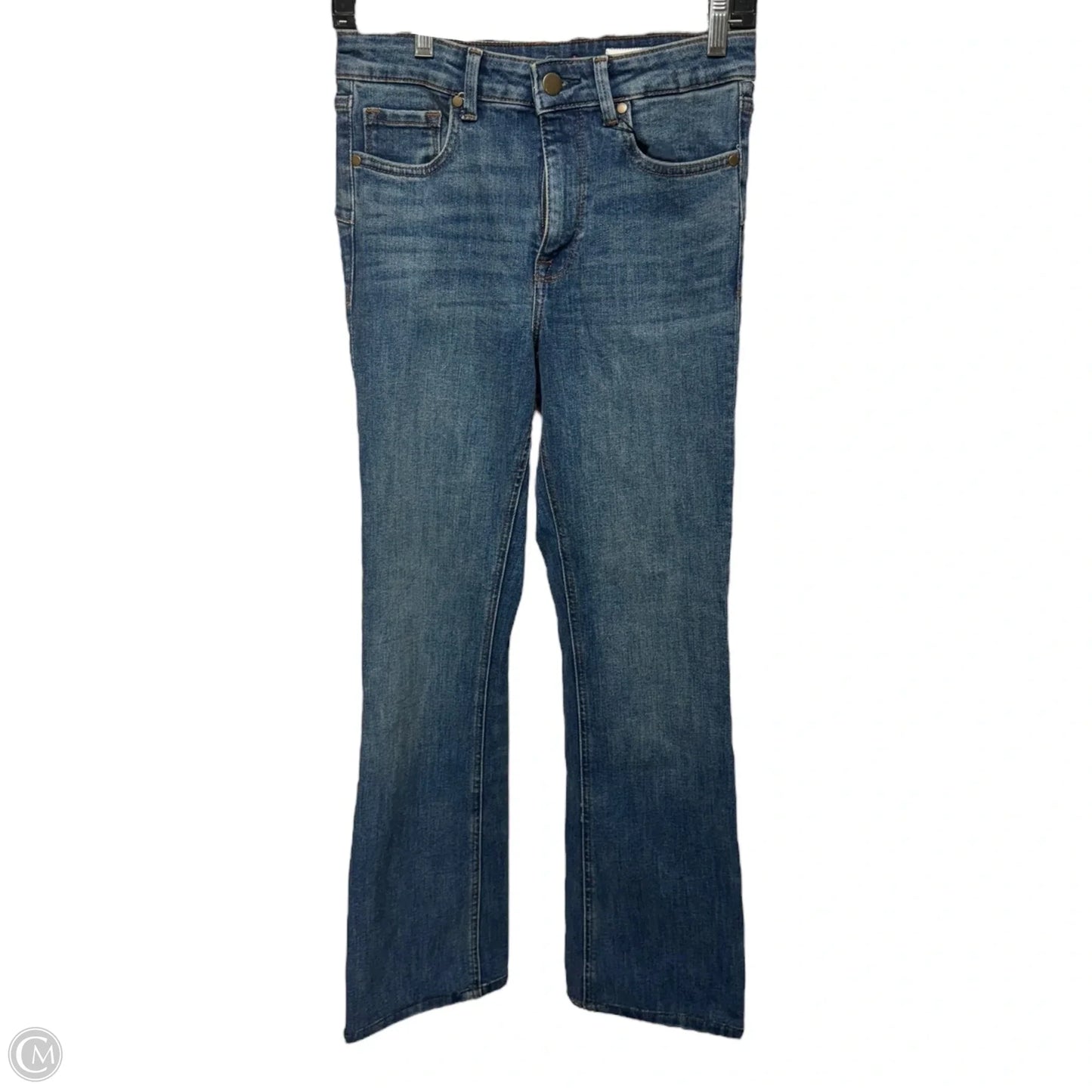 Jeans Boot Cut By Zara In Blue Denim, Size: 4