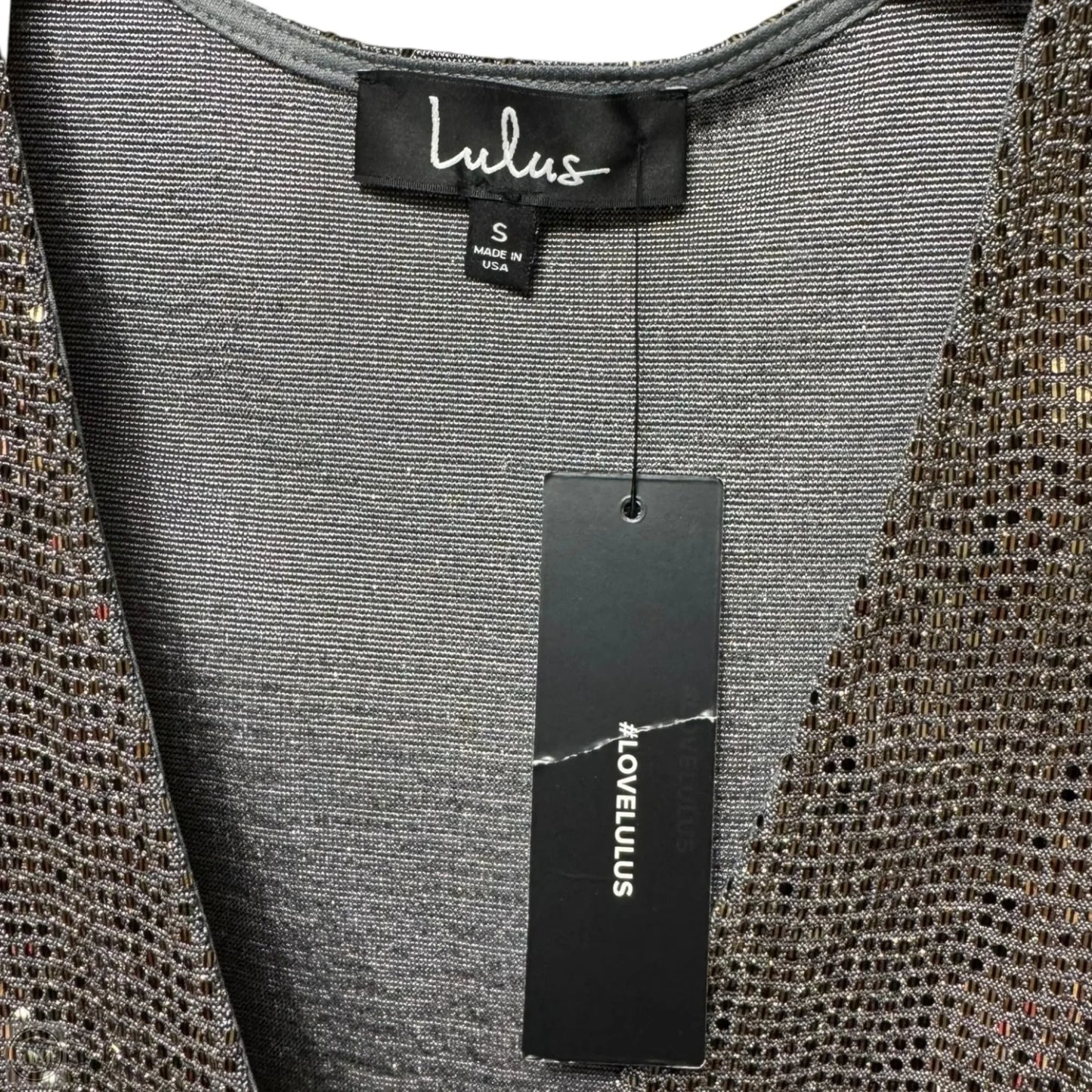 Top Long Sleeve By Lulus In Gold, Size: S