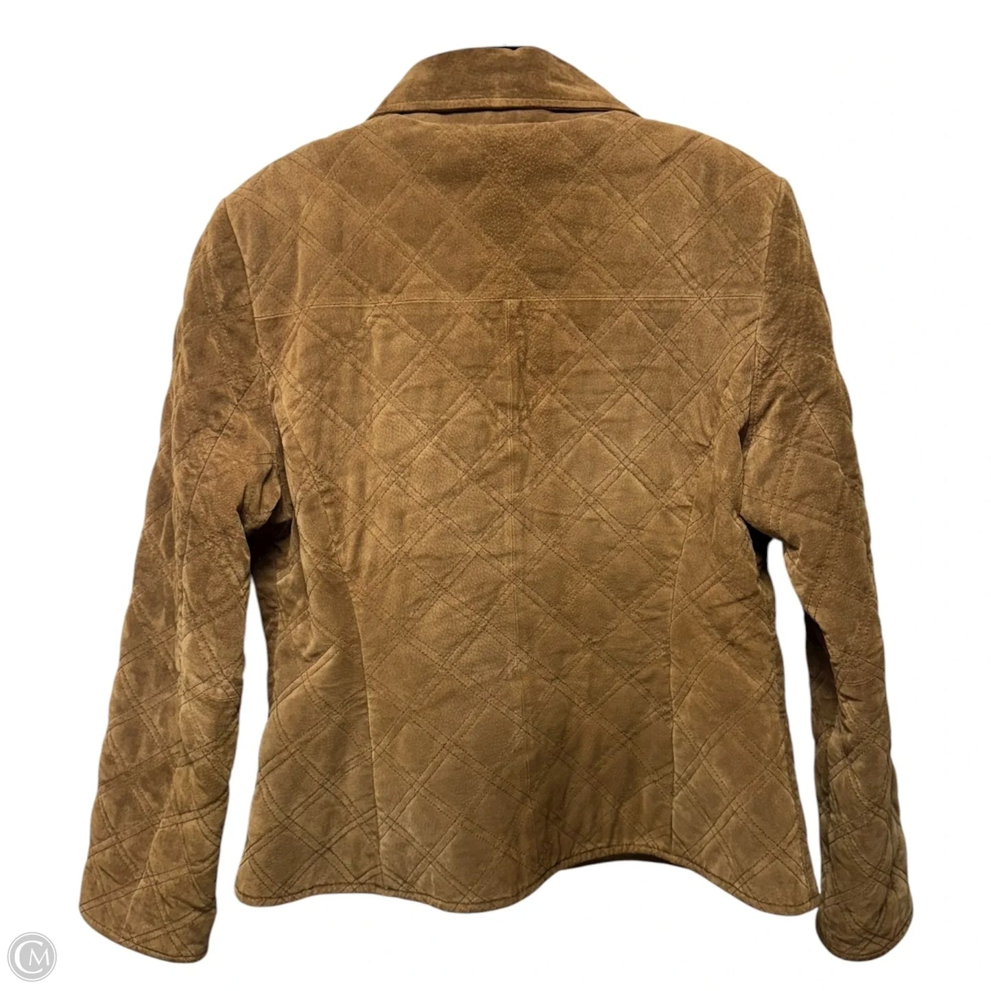 Quilted Suede Jacket By Sonoma In Brown, Size: M