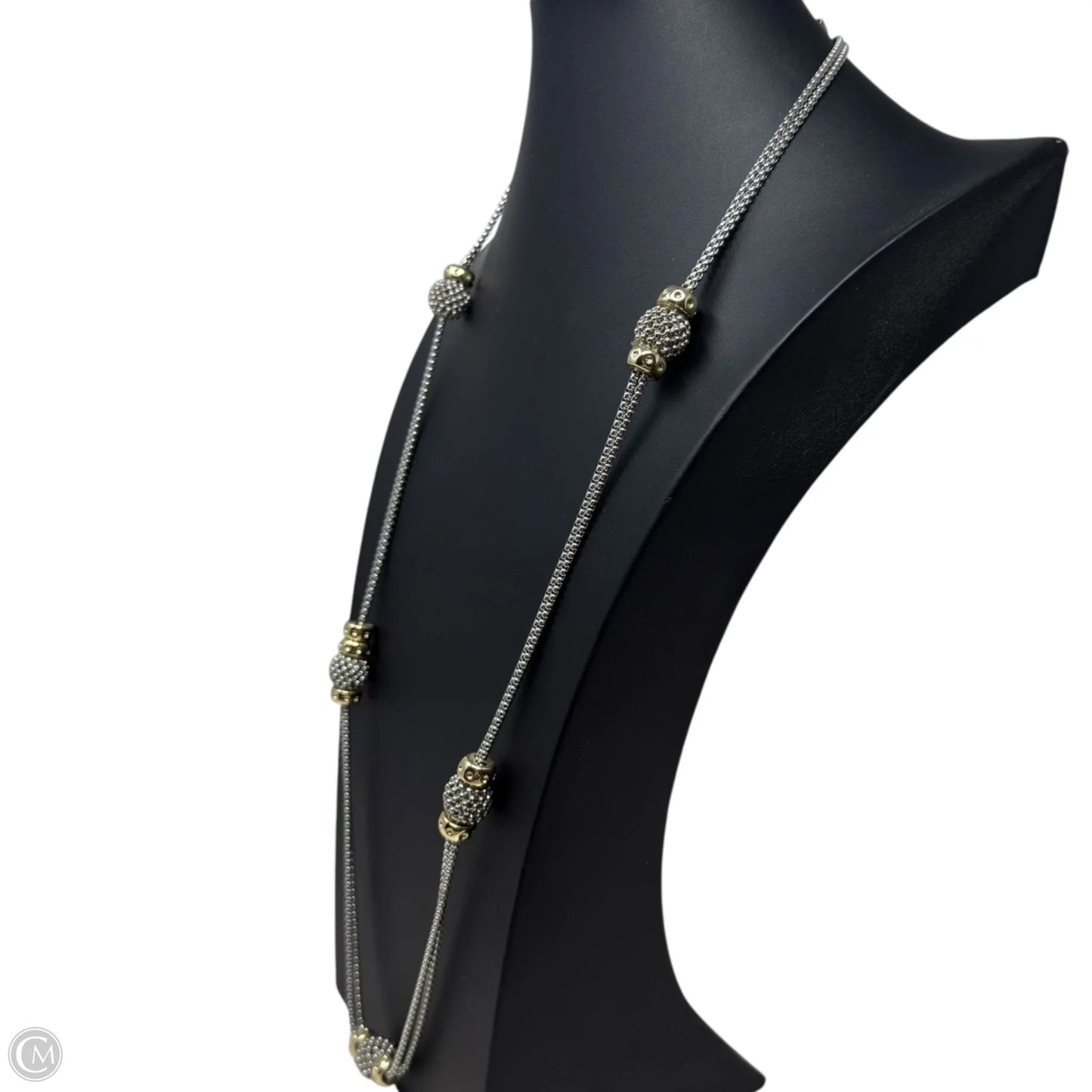 Double Strand Ling Beaded Necklace Layered By Chicos