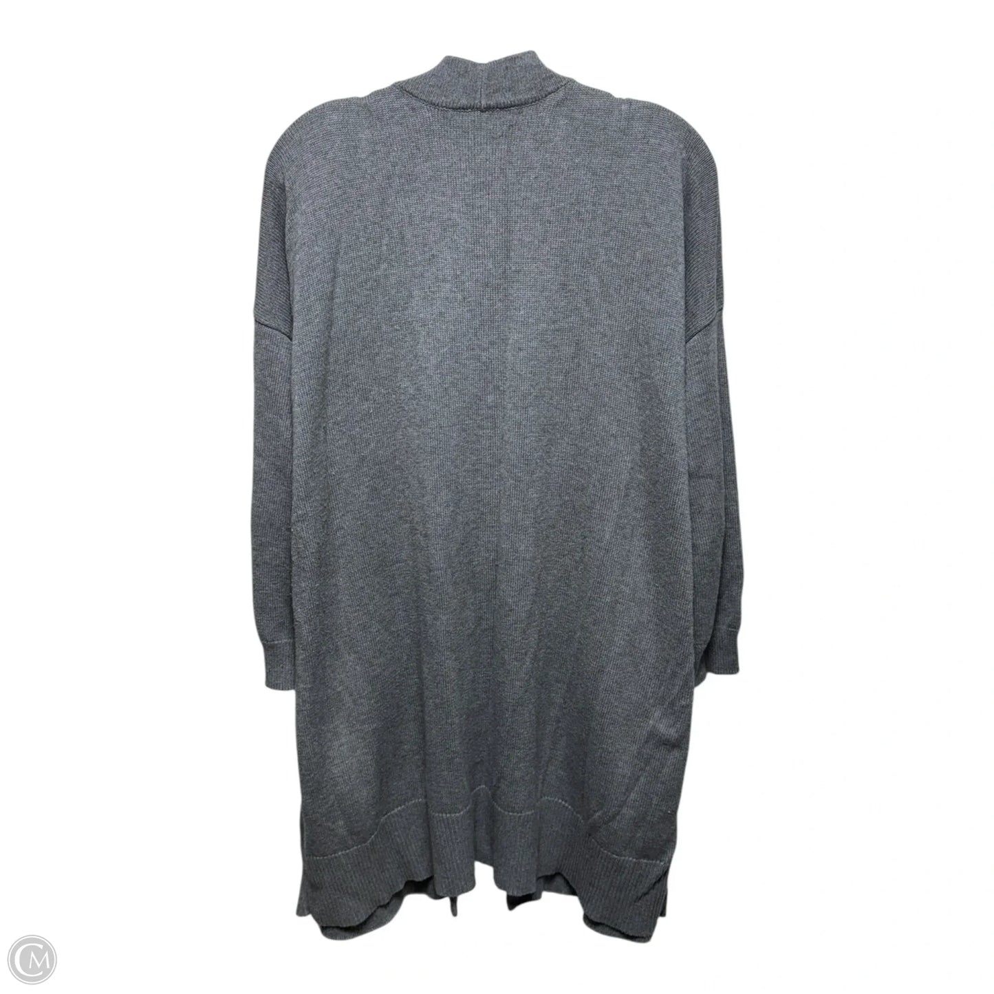 Sweater Cardigan By Lauren By Ralph Lauren In Grey, Size: 1x