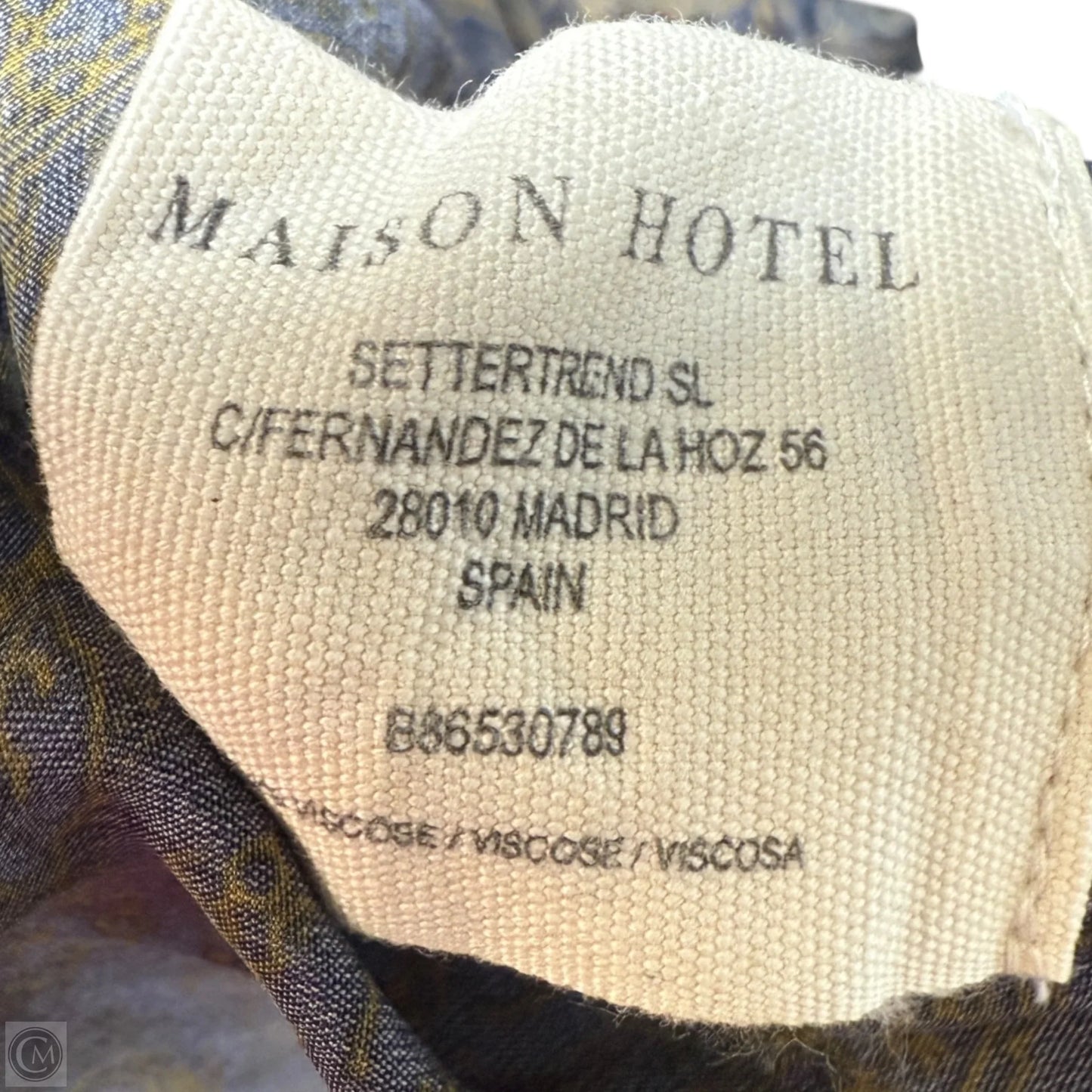 Lola Skirt By Maison Hotel In Cachemira Moutarde, Size: S