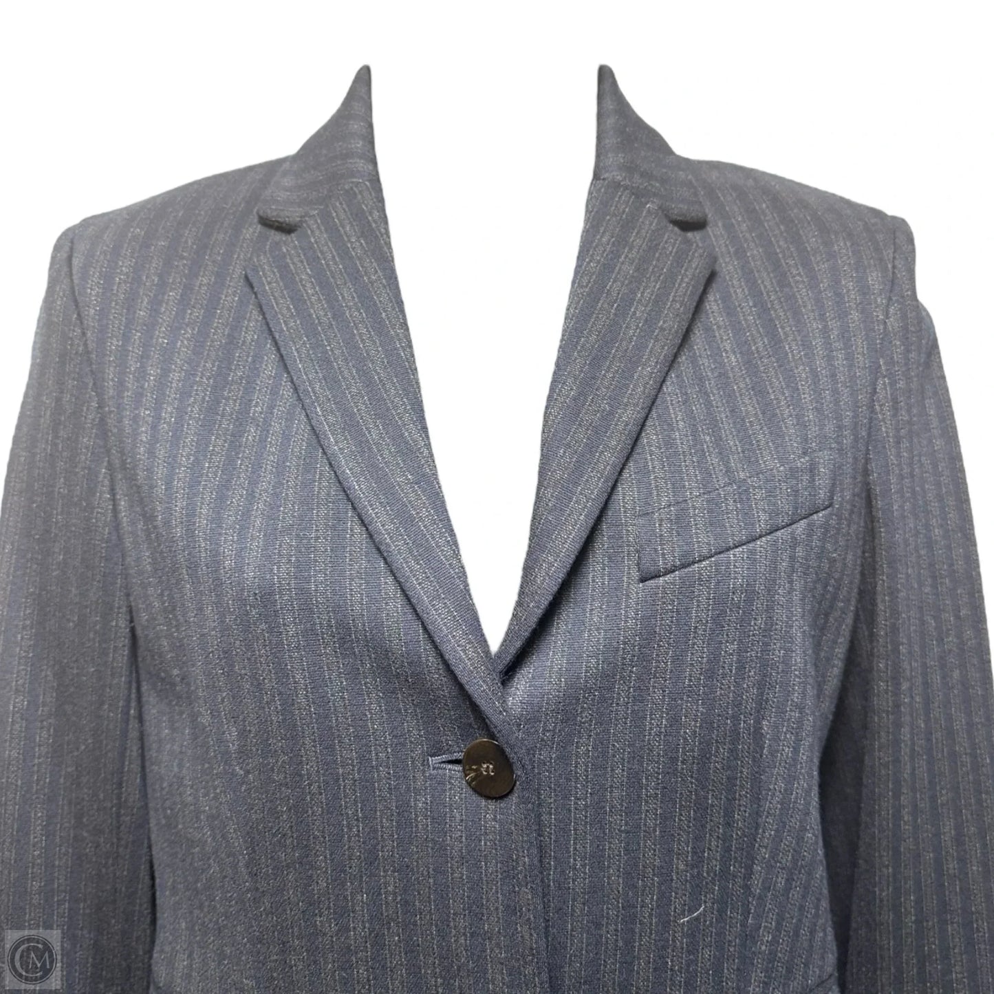 Striped Blazer & Pant Suit Set 2pc By Theory In Striped Pattern, Size: 0
