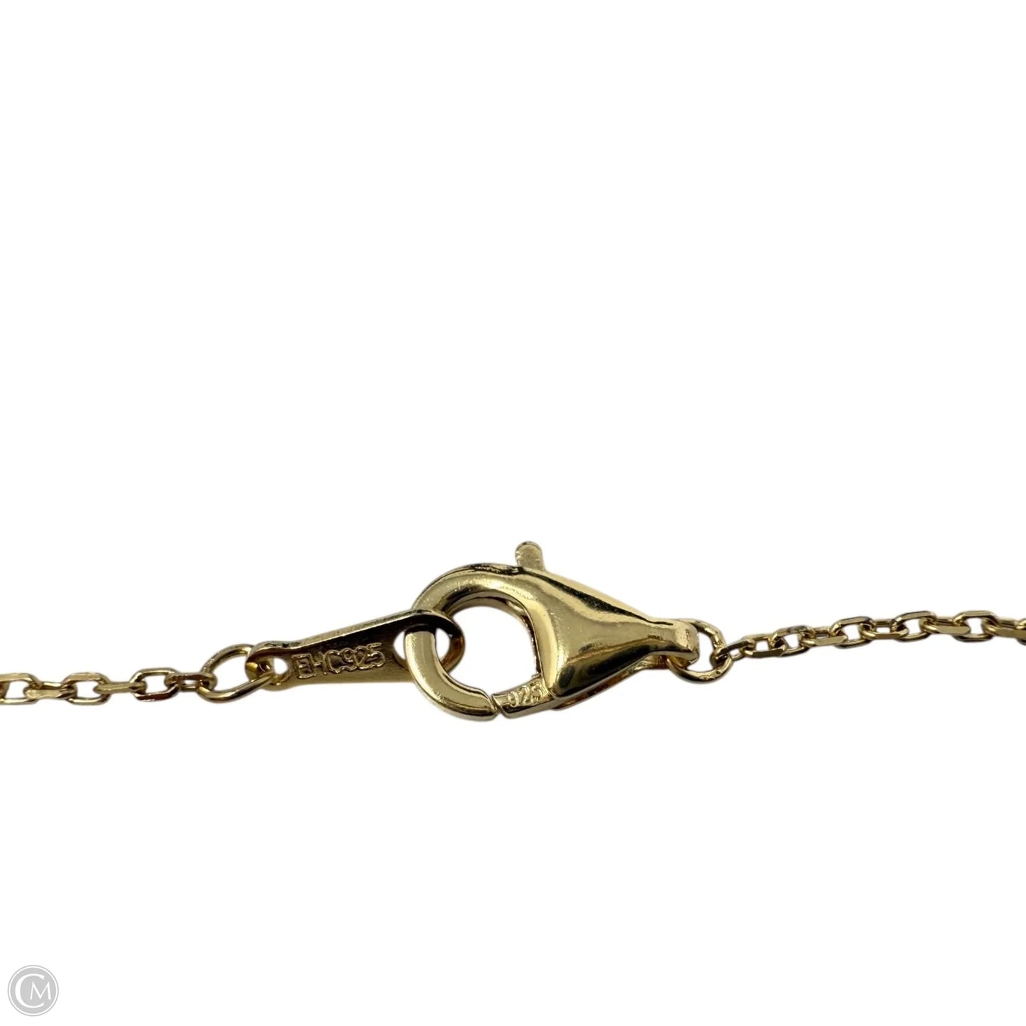 3 Pavé Clover Gold Over Sterling Silver Bracelet